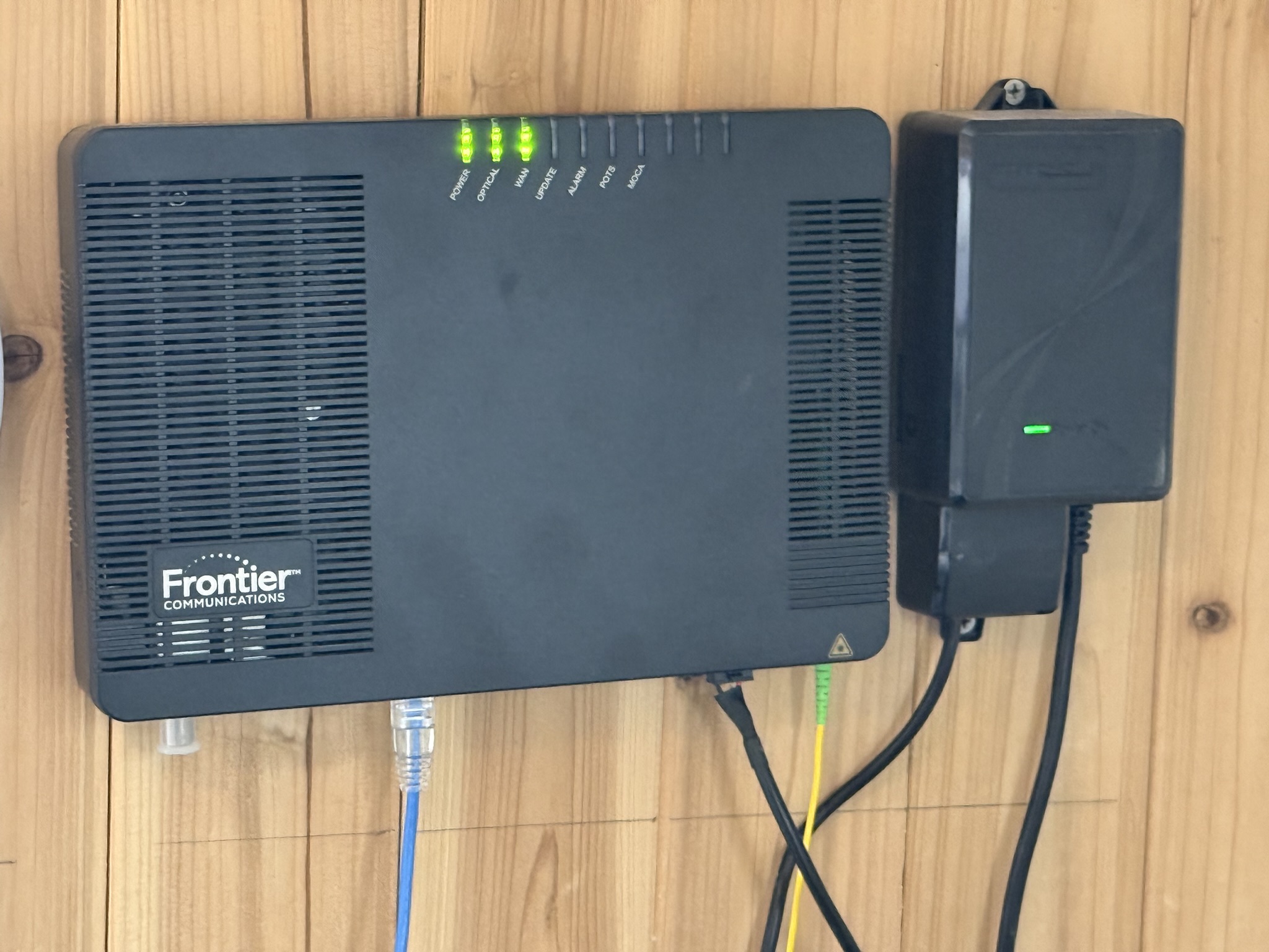 The Frontier Fios Fiber Modem